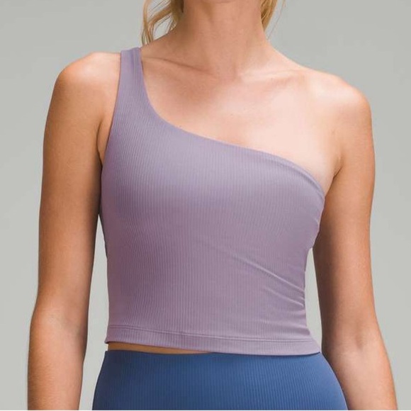 Lululemon Ribbed Nulu Asymmetrical Yoga Tank Top - Picture 3 of 10